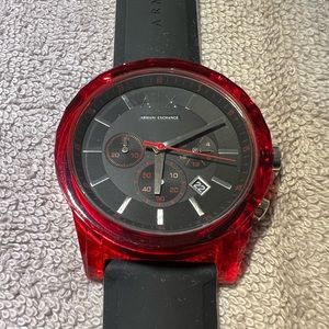 Armani Exchange “Outer Banks” 40mm silicone watch. New without tags.